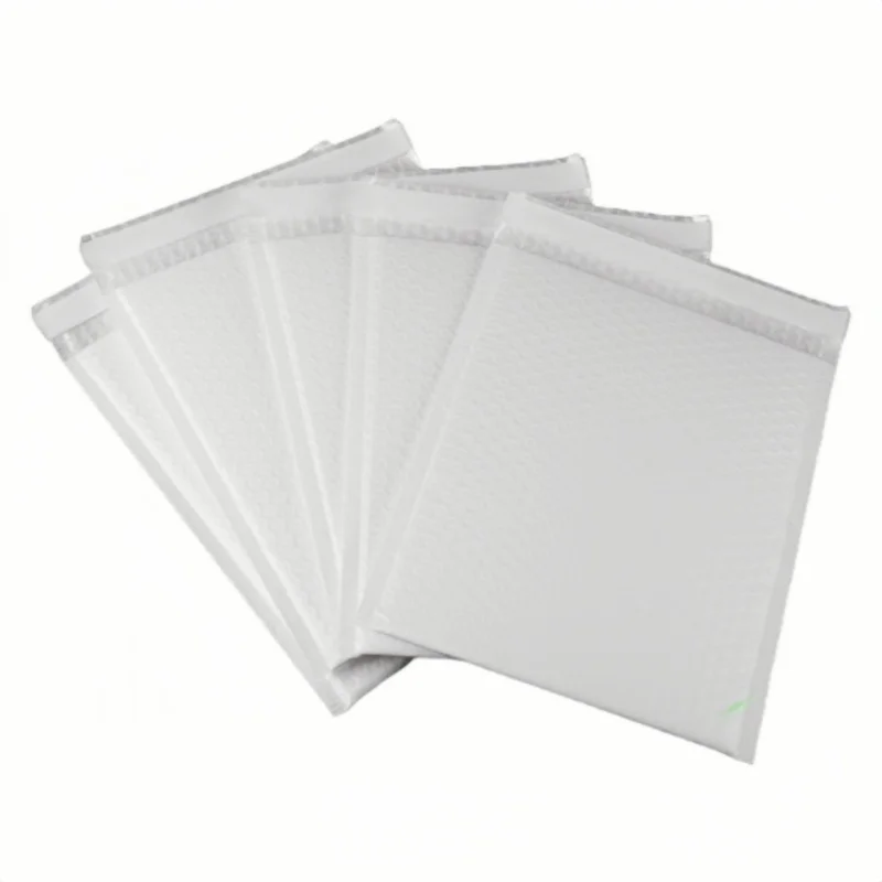 Enveloppes postales rembourrées blanches carrées 16x16cm, 20 pièces, enveloppes à bulles robustes pour petites appareils électroniques, objets de collection, rangement d'articles de luxe