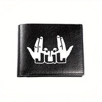 JUL Hand Gesture Logo Stylish Mens Wallet Business Casual Elegant Simple Practical Quality Wallet Stylish Printing Graphic Creat