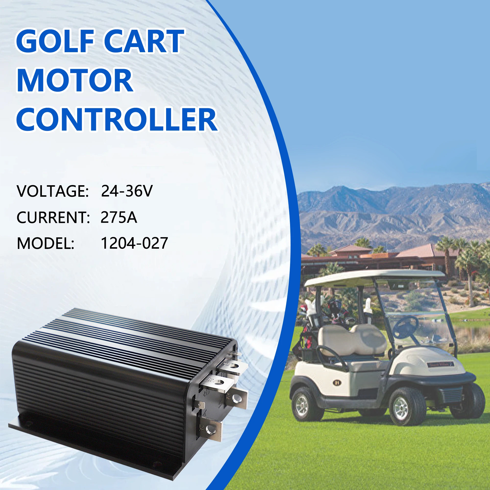 1204-027 Контроллер двигателя постоянного тока 36 В 275 А 20972G1 для Curtis EZGO Marathon 1979-1994 гг.