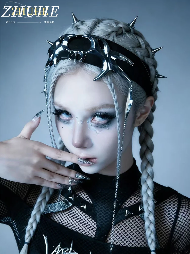 

Women's Glam Punk Jewelry Accessories Headpiece for Rock-Inspired, Fashion-Forward Outfits