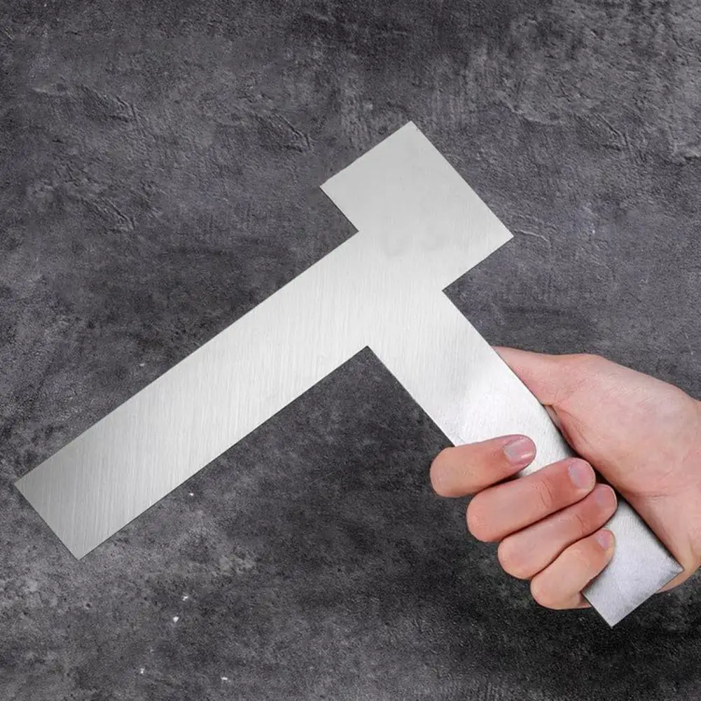 직각 눈금자 고정밀 가장자리 스크래핑 도구 목공 용 직각 장치 다기능 Diy 90도 각도 눈금자