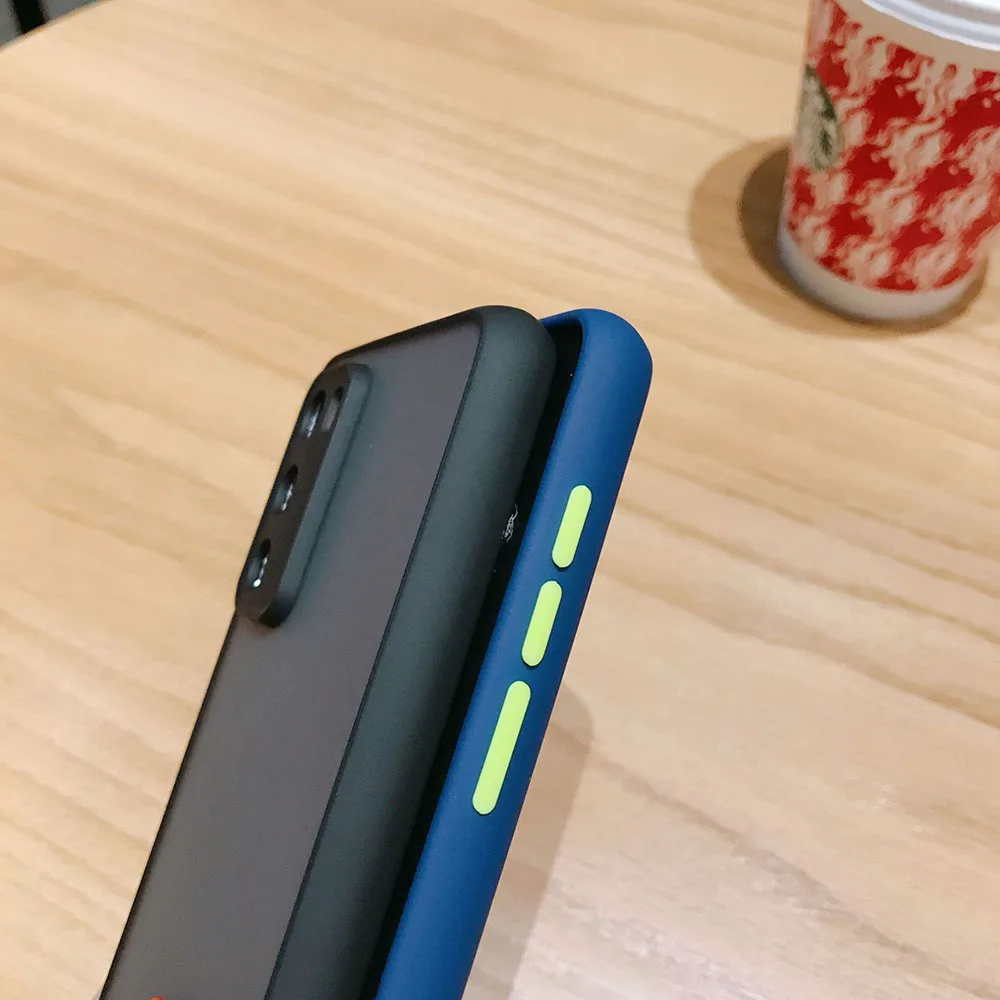 حافظة لهاتف سامسونج A16 S25 Ultra S24 S10 S20 S21 S22 S23 fe نوت 20 OK رجل ناعم وجه محظوظ ماتي متجمد غطاء شفاف #5