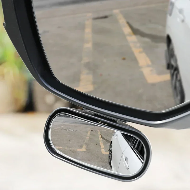 Car Blind Spot Mirror 360 Degree Adjustable Wide Angle Side Rear Mirrors Blind Spot for Parking Auxiliary Rear View Mirror