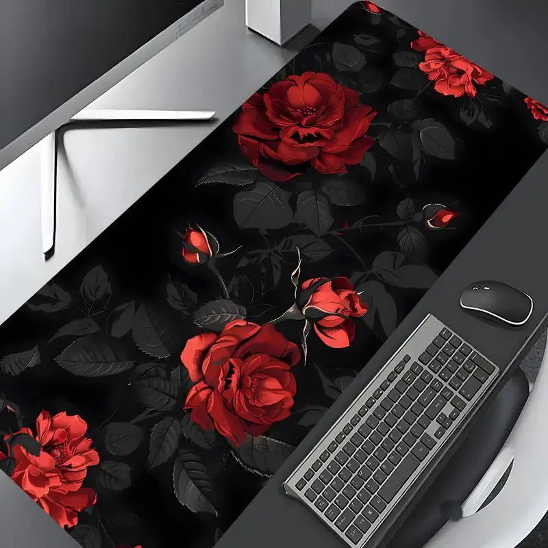 

ROSE Gaming Mouse Pad, XXL Rectangular Office Desk Mat with Keyboard Pad, Waterproof Non-Slip Desktop Accessories
