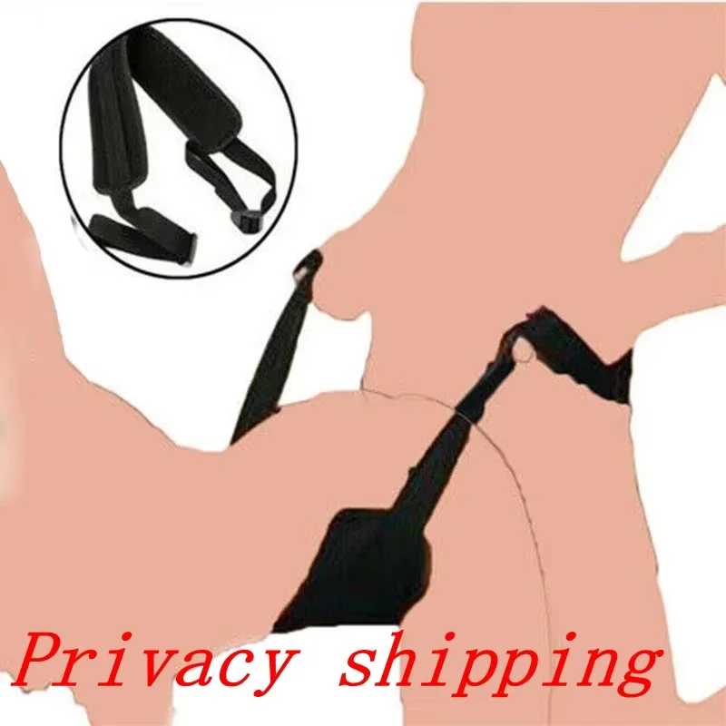 الكلب نمط سحب حزام الخصر النايلون/القطيفة/القعقة حزام داعم موقف المعونة غريب متعة المثيرة الكبار BDSM ضبط النفس الجنس لعب الأزواج #2