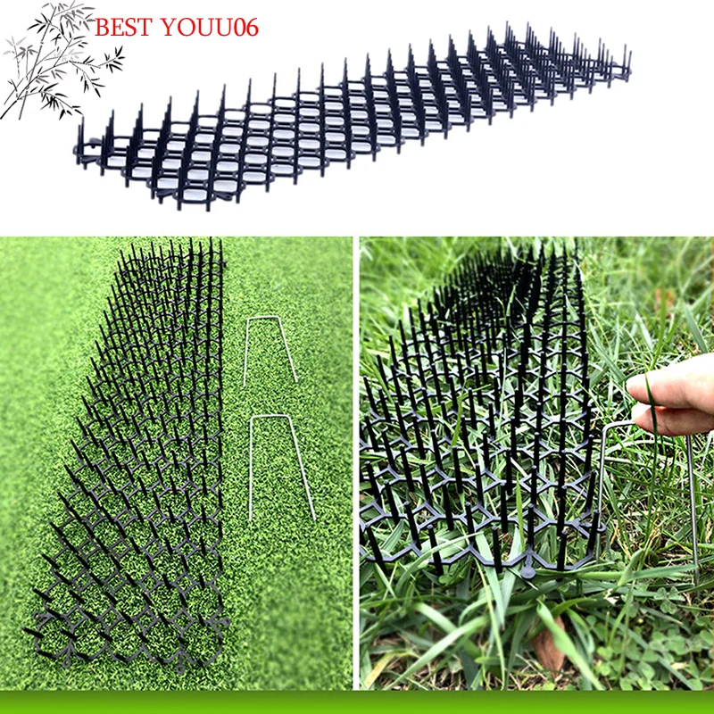 Hot Anti-Cat Strip Spikes Straps Gardening Cat Scat Mat Repellent Mat Deterrent Keep Cat Dog Away Digging Pet Supply 49*14*2.8cm