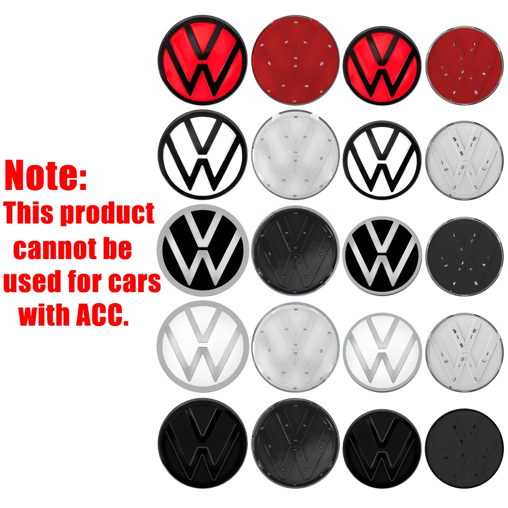 Car Front Hood Badge Rear Trunk Emblem Cover For Volkswagen VW Golf8 MK8 Passat Variant Arten CC Polo T-ROC 2021 2022 2023 ID.3