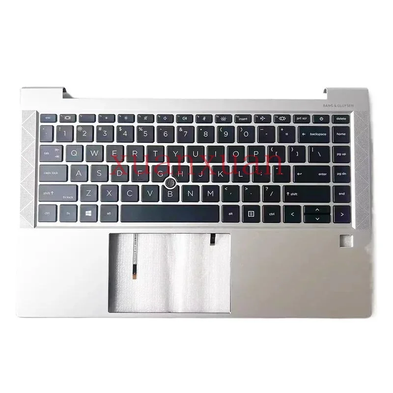 New Keyboard palmrest cover backlit for HP EliteBook 840 745 845 G7 G8 M36312-001