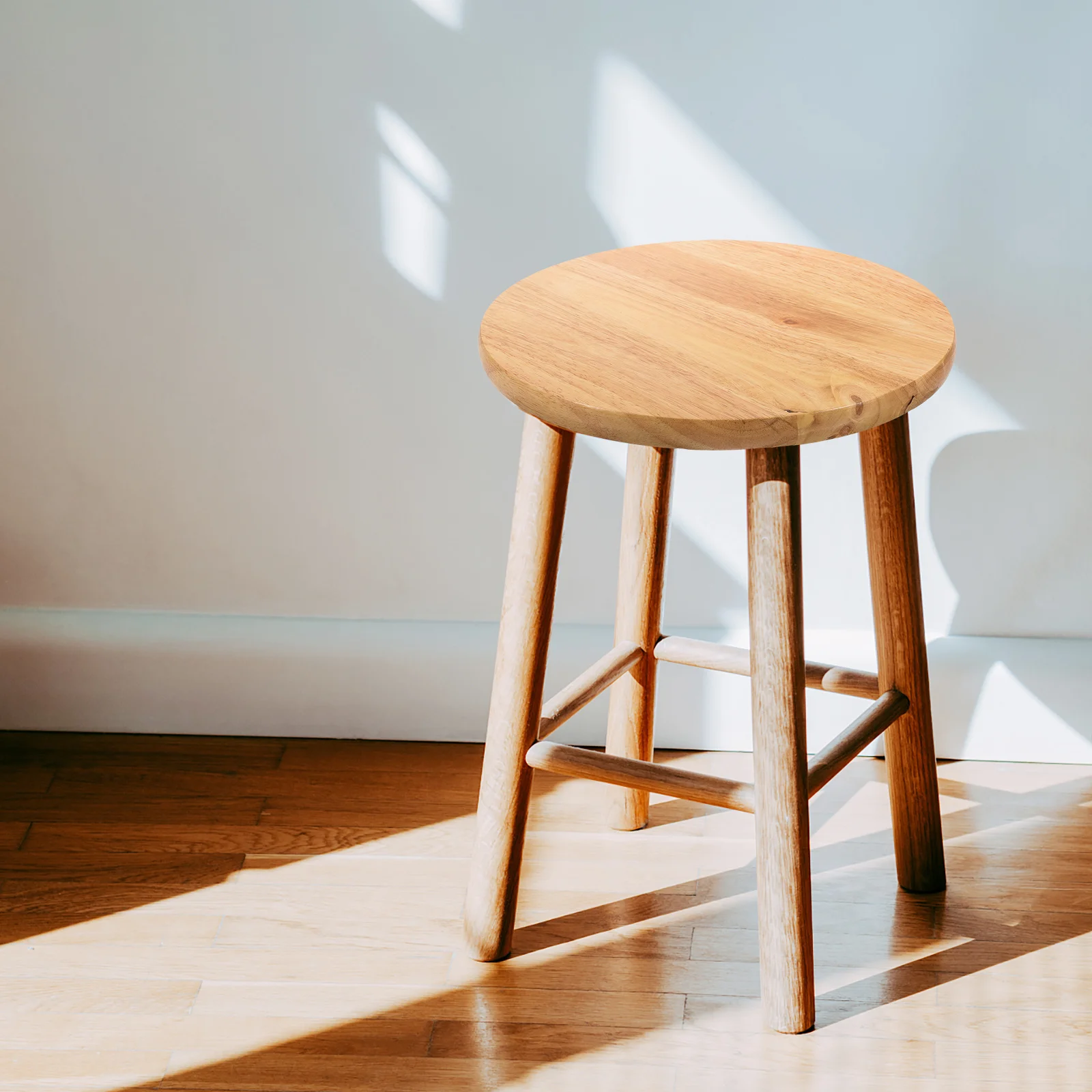 Substituição redonda de assento de fezes de madeira fácil limpeza decoração de casa presente prático durável anti risco deformar capa de assento de fezes redondas