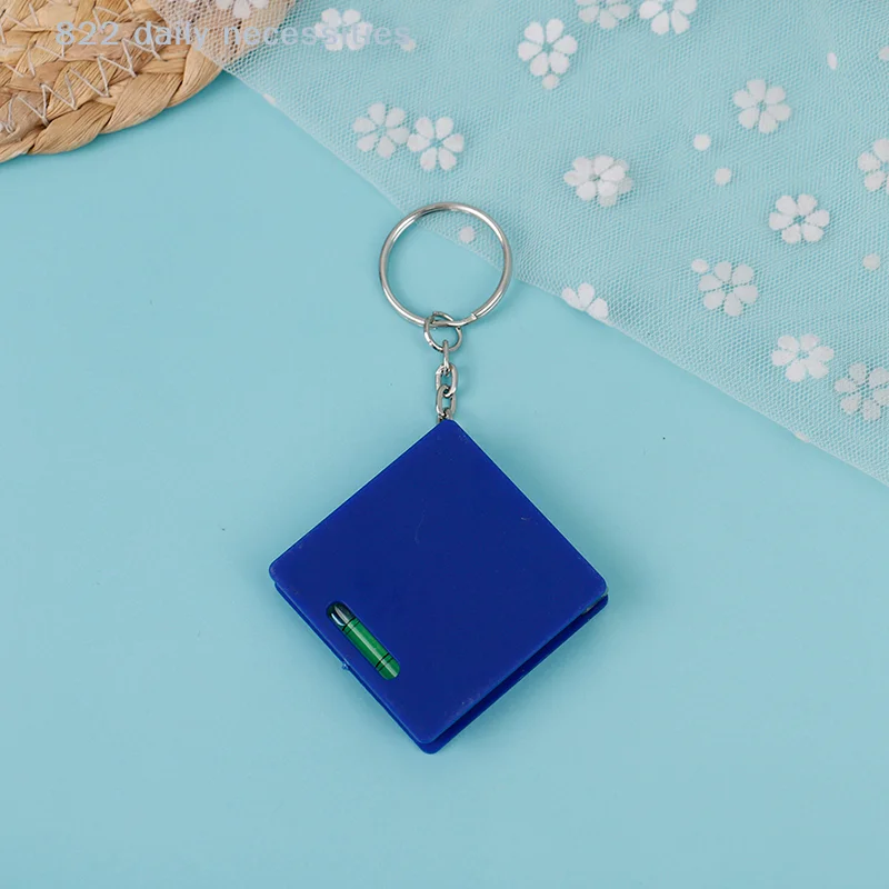 convenientMini Tape Measure With Key Chain Portable Retractable Ruler Centimeter/Inch Tape Measure Soft Steel Ruler