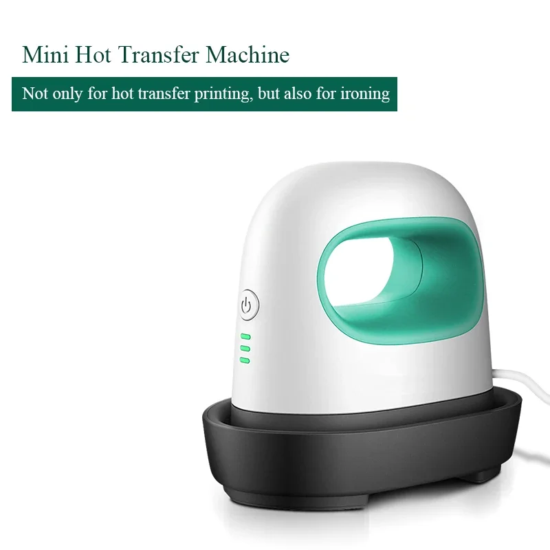 Small Electric Iron Mini Heat Press Machine Logo Short Sleeve Diy Label Hot Stamping Machine Mini Heat Transfer Machine