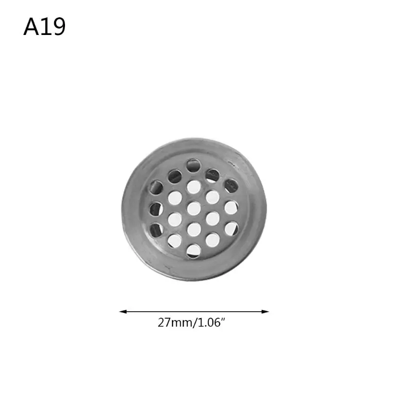Stainless Steel Air Vent Hole Ventilation Louver Round Shaped Venting Mesh Holes