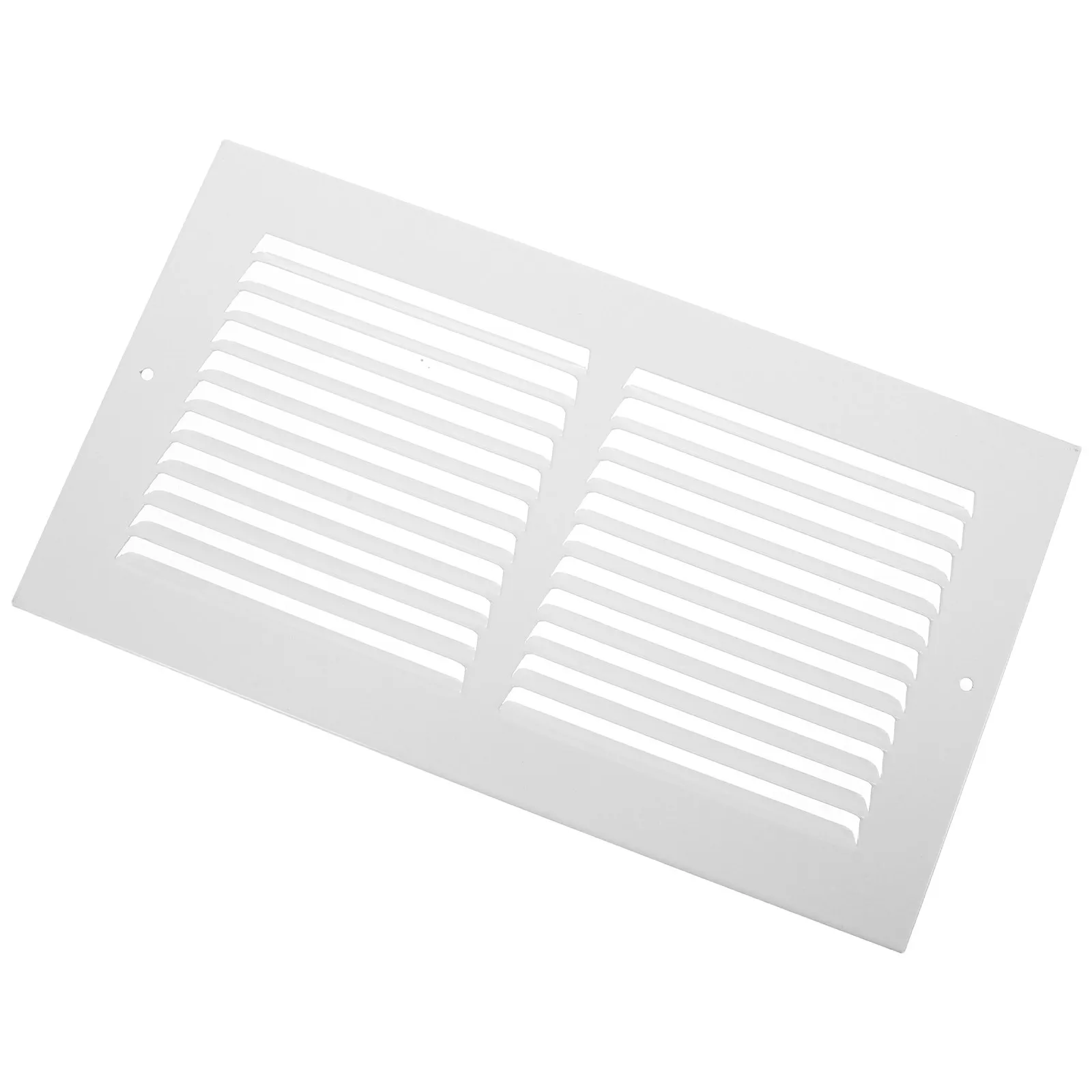 White Paintable Metal Return Air Vent Cover, 10x6 Inch Flush Mount HVAC Wall or Ceiling Air Grille