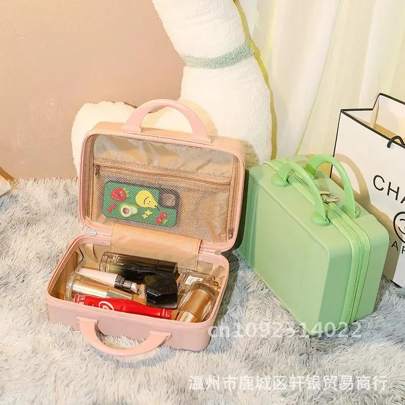 Hand Suitcase Female Gift Box, Makeup Storage Gift 14 Suitcases Mini Wedding Travel Inch