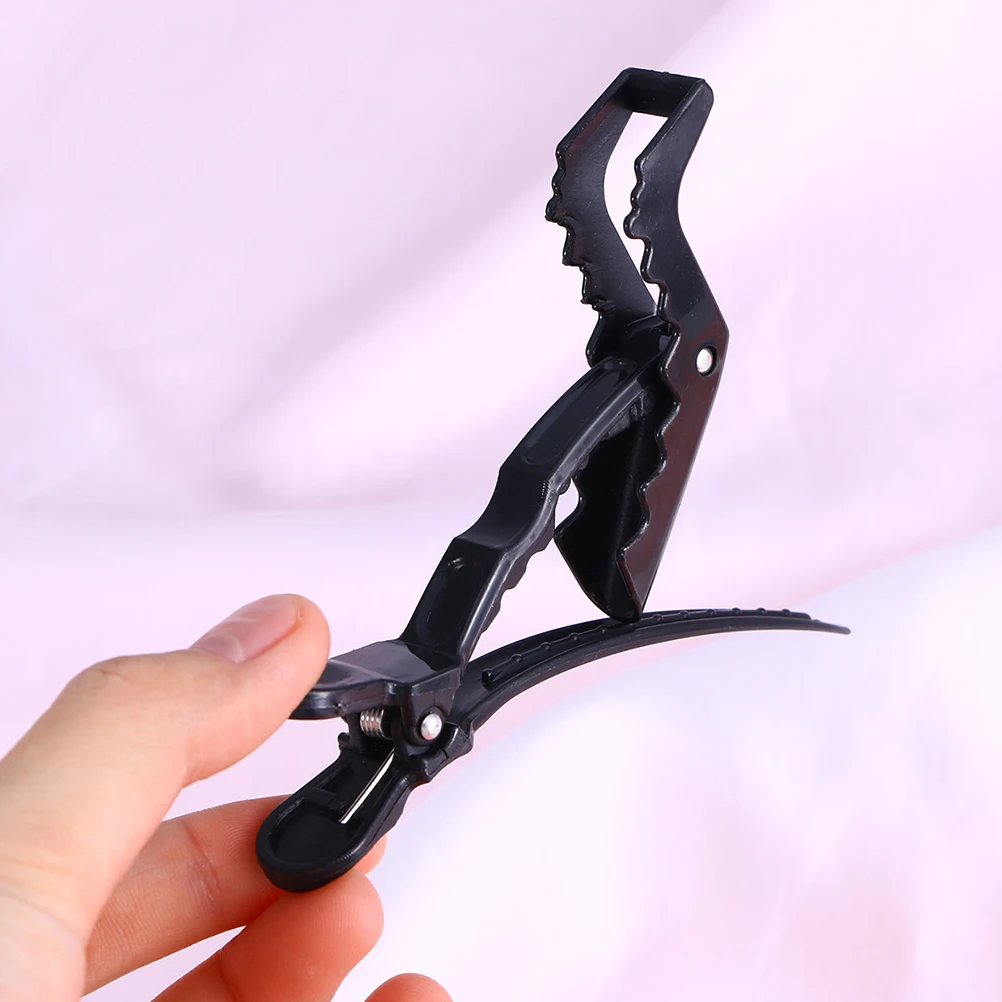 

12 Pcs Hair Clips Professional Sectioning Clips Salon Alligator Haircut Accessories Hairgrips for Women Girls (Black)