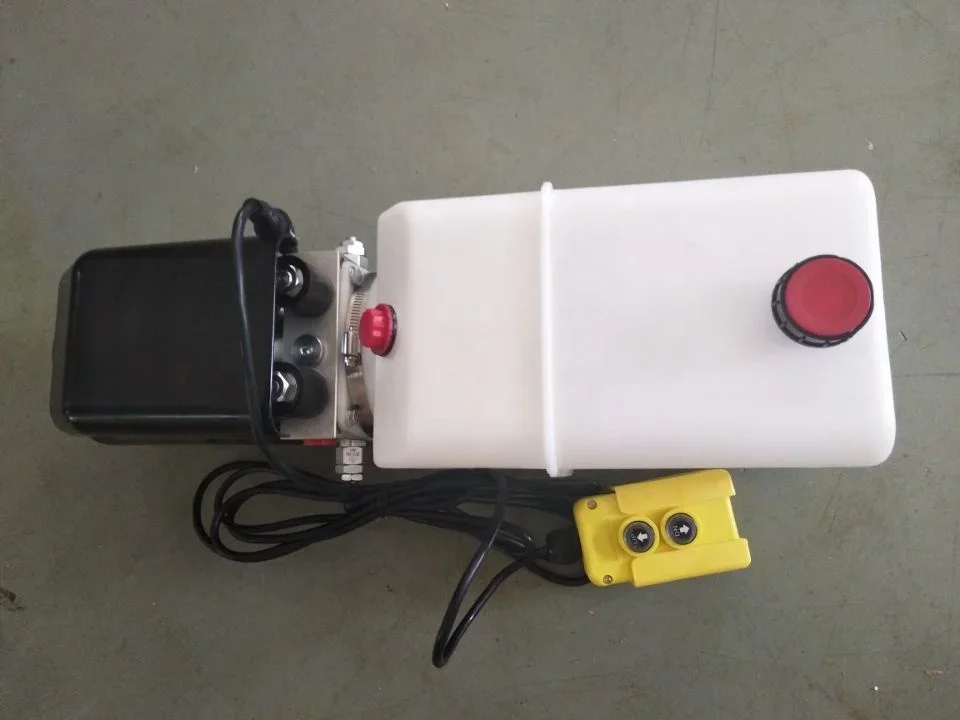 Double Acting 12 Volt DC 220V Dc 24V 48V Electro Hydraulic Power Unit Remote, Dump Trailer