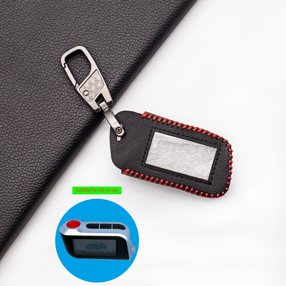 Starline A93 Carrying Leather case cover for starline A93 A63 A36 A39 lcd two way car remote controller auto alarm