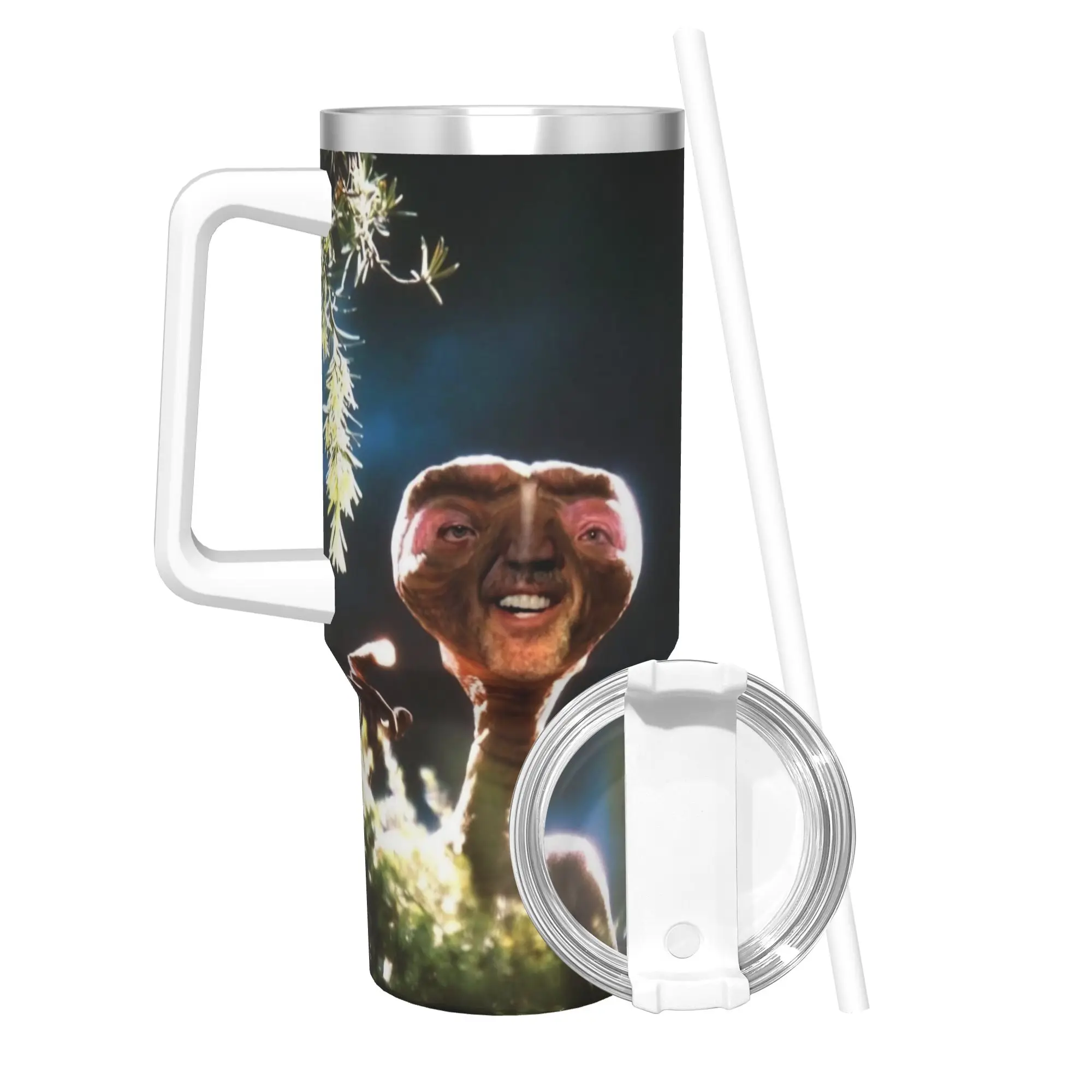 Nicolas Cage 40oz Tumbler Stainless Steel Double Wall Vacuum Insulated  Tumblers Cup With Straw