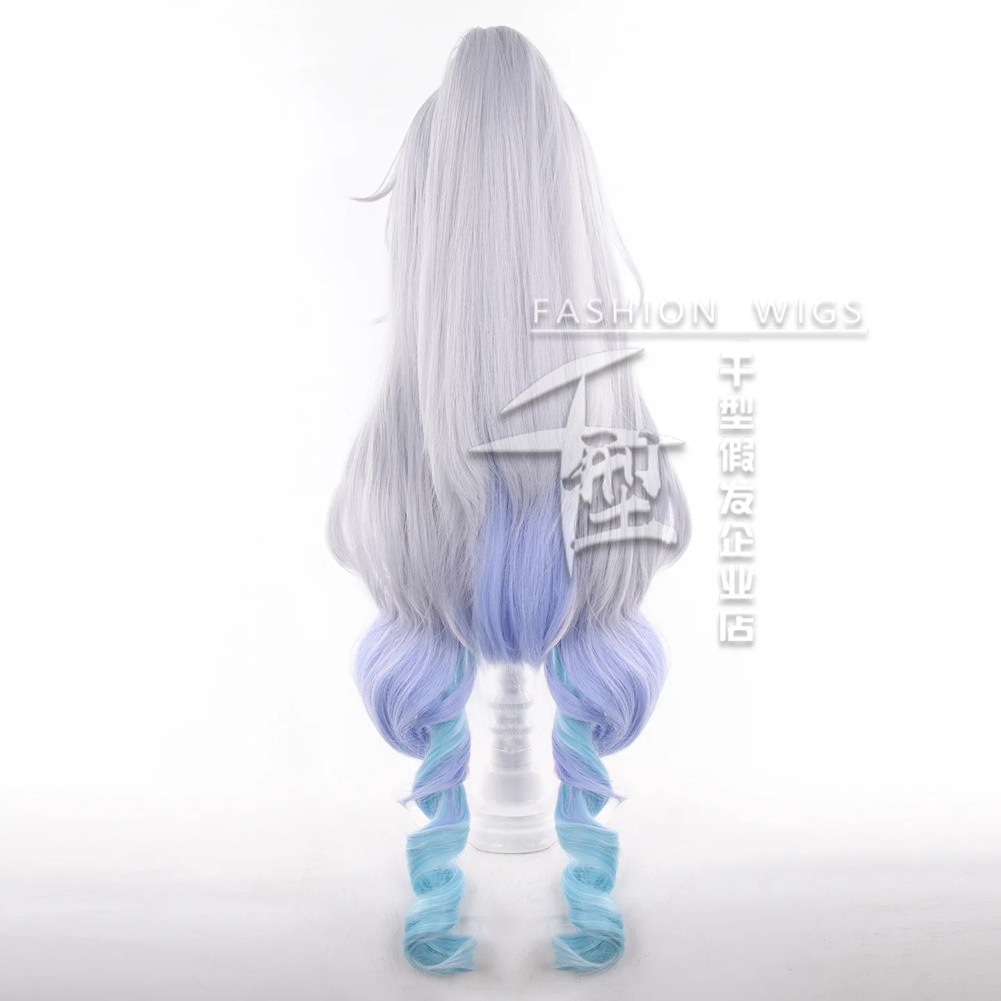 Brand SP Silver Wolf Game Honkai: Star Rail Cosplay Wigs Hair Hairpiece for Comic-con Cosplayer Halloween Costume Party Theme view 4