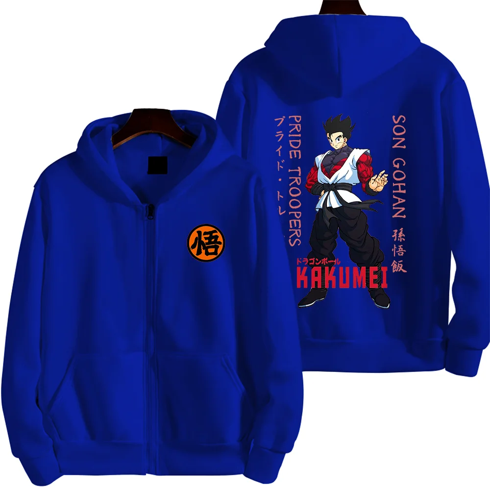 Sudadera con capucha para hombre y mujer, camisa deportiva de ocio callejero con estampado de Anime Dragon SON GOHAN, Wukong Cell, novedad de 2024