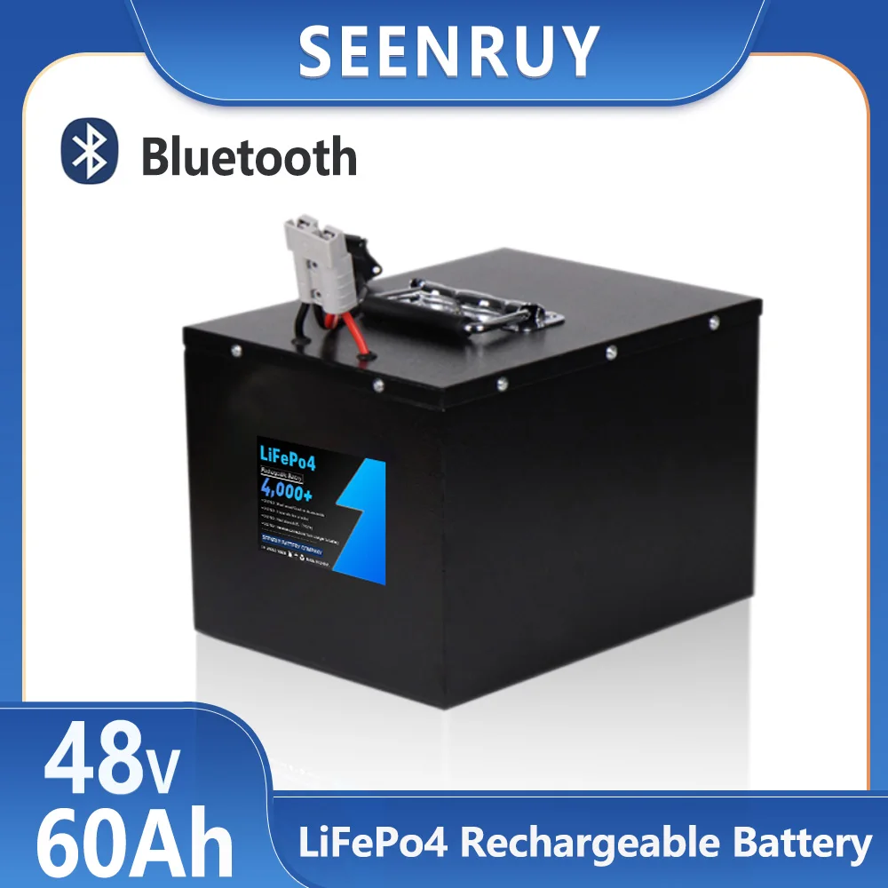 

48v 60AH Lifepo4 With Charger 50A 80A Lithium Iron Phosphate Battery For Electric tricycle electric motorcycle+10A charger