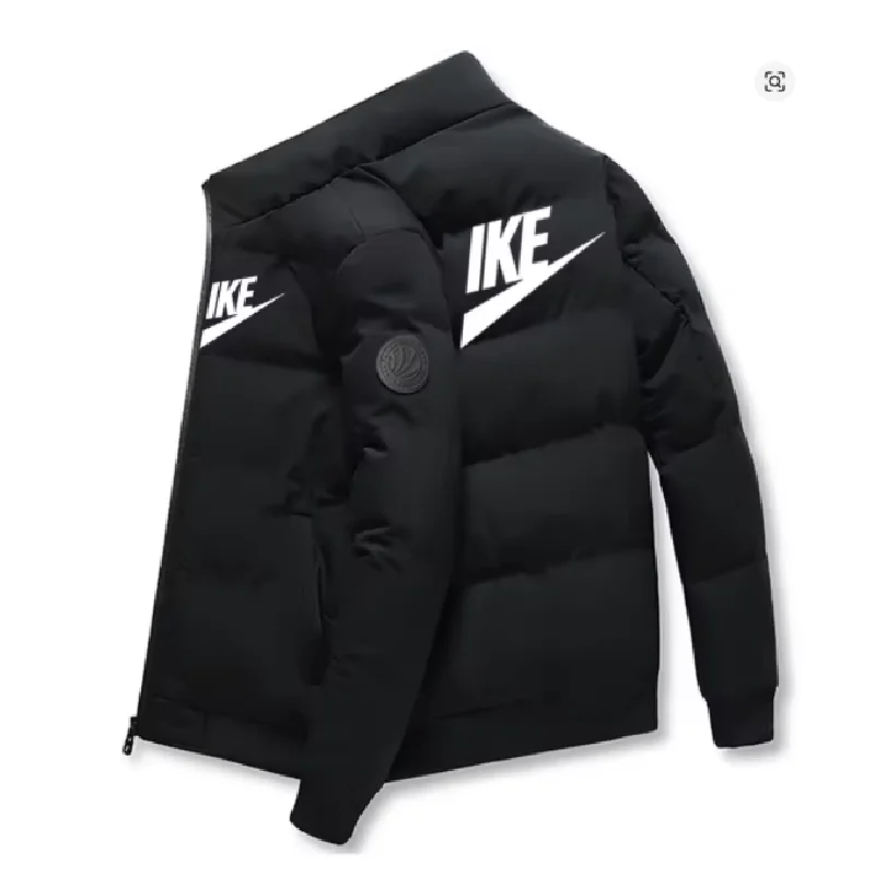 Abrigo de algodón cálido con cuello levantado y elegante para hombre para otoño e invierno de 2023, con función resistente al viento al aire libre y Zi de alta calidad