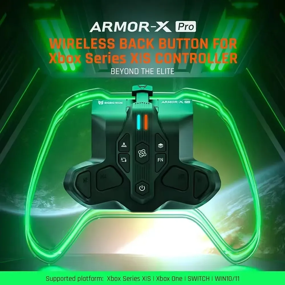 Bigbig won ARMOR-X pro adaptador de remo traseiro para xbox série x/s controlador botão traseiro chaves de extensão de fixação para interruptor ns