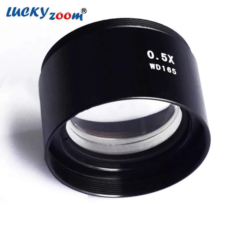 Objective Lens Microscope 0.3X 0.5X 0.7X 1X 1.5X 2.0X Barlow Lens Stereo Microscope Objective Len Microscopio Accessories