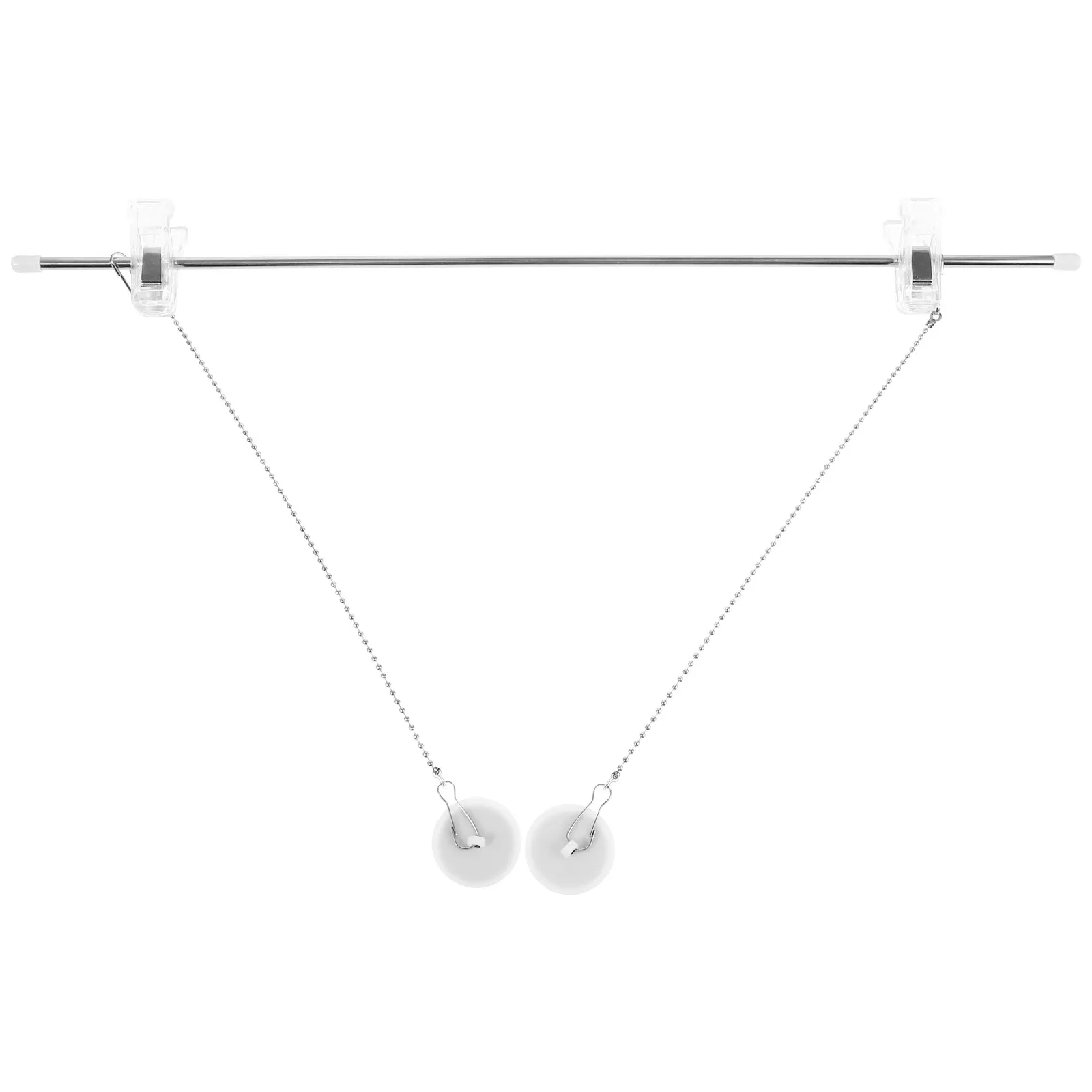 Advertising Poster Hanging Clamp Set Plastic Metal Lightweight Poster Hanging Pole for Photos Prints Fabrics Wall Decor Painting