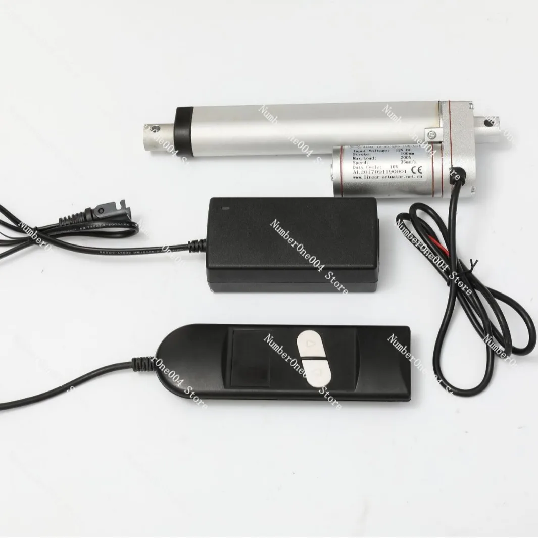 AL03S DC Electric Linear Actuator with Controller - Micro Telescoping Lift Rod for Automated Adjustment