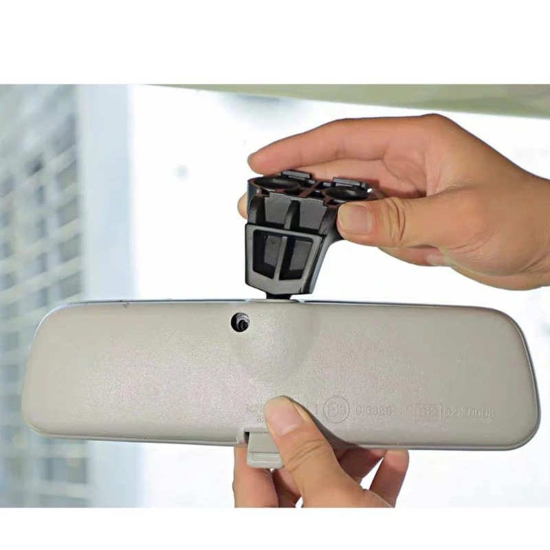 D5BE Interior Mirror Adjustment Bracket for JB74 2019-2026 Models with Ball Post and Smooth, Even Plastic Surfaces