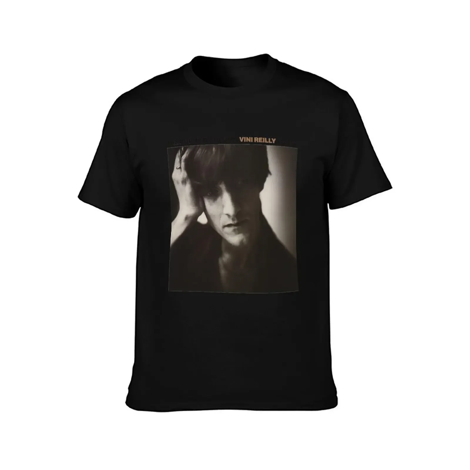 Vini Reilly - The Durutti Column (1989) T-Shirt man t shirt anime figures graphic shirts anime clothes Men's cotton t-shirt