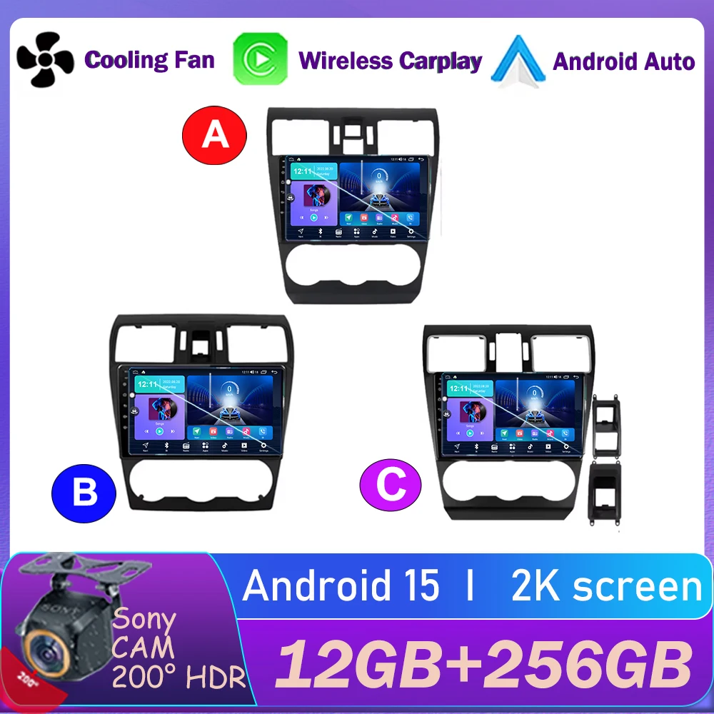 

Android 15 For Subaru Forester 4 SJ XV WRX 2012- 2018 Multimedia Dash Cam Player Navigation GPS Car Stereo Touch Screen 2din DVD
