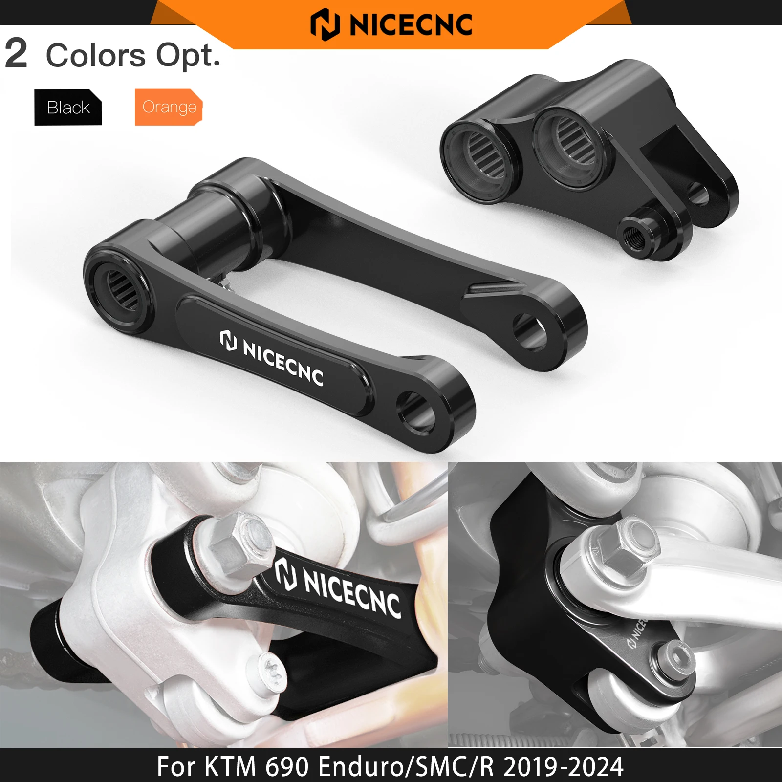 

2" Rear Lowering Link For KTM 690 Enduro/SMC/R 2019-2025 Husqvarna 701 Enduro/Supermoto 2016-2025 GasGas SM700/ES700 2022-2025