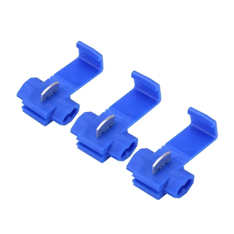 20-50pcs Wire and Cable Connectors Scotch Lock Quick Splice Snap Wire Connectors Crimp Non-destructive No Broken Wire AWG22-18