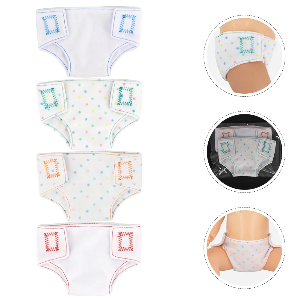 

4pcs Underwears Toy Underwear Underpants Clothing Accessories Panties Panties For Dolls