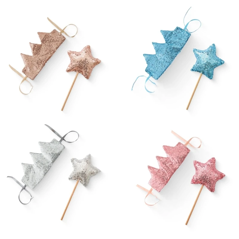 

Children Party Hat Glitter Wand Kids Star Wand Make Every Birthday Special
