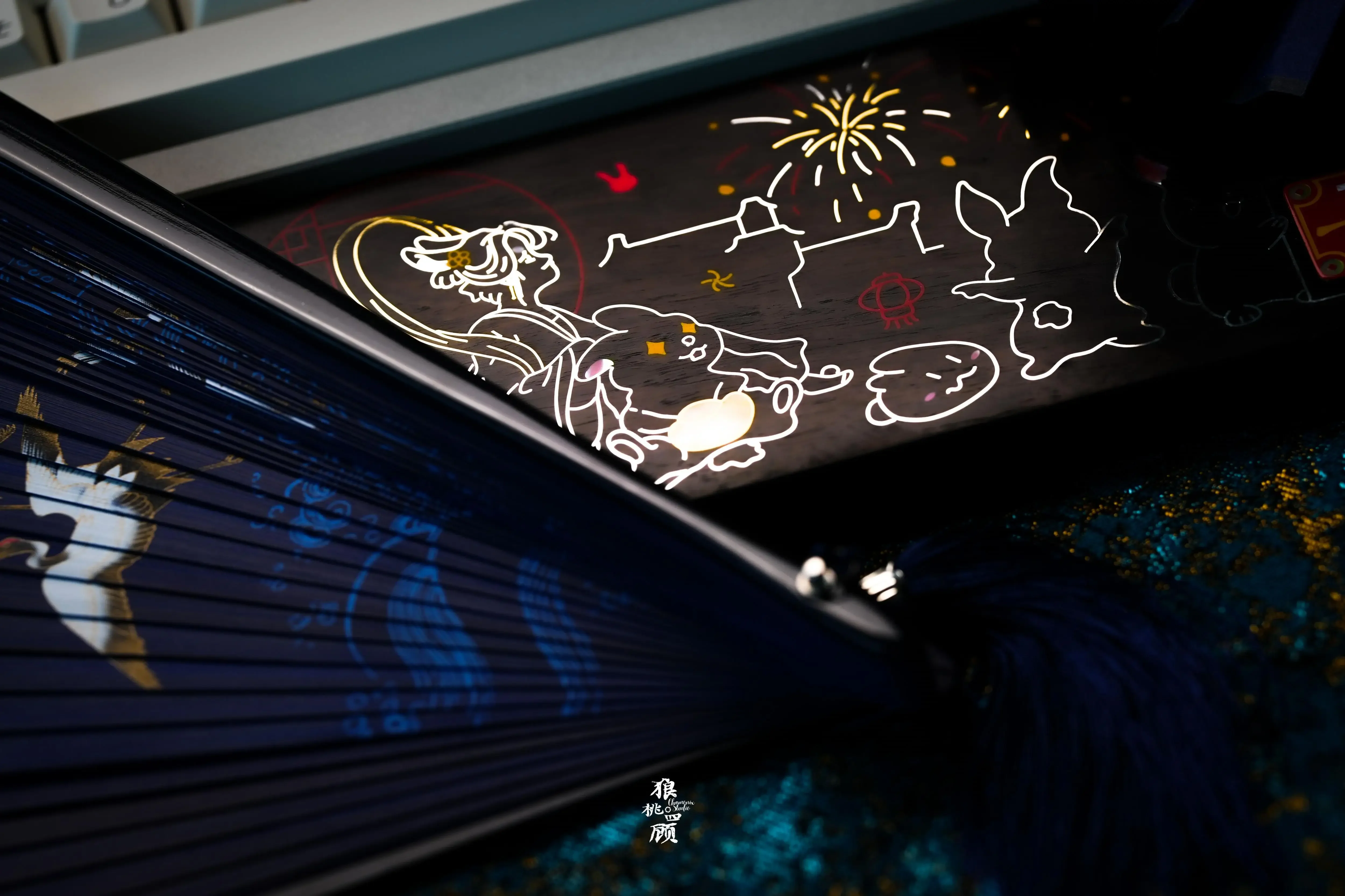 Guimao Year of The Rabbit Year of The Rabbit Limited Inlaid Silver Hand Rest