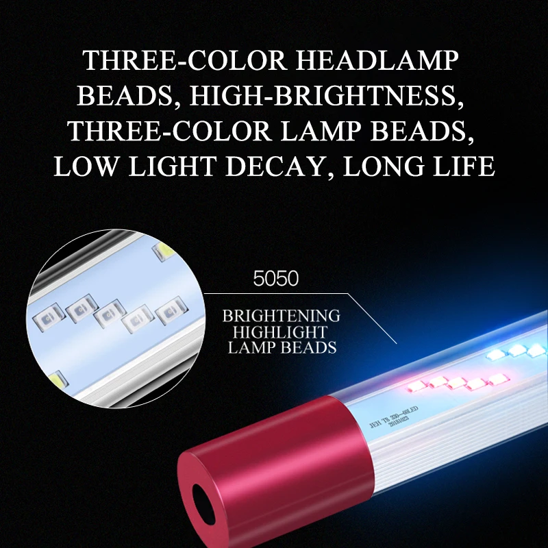 5050 Lamp Beads Three-color Headlamp  Fish Tank Led Aquarium Light Planted Aquarium Light Aquarium LED Lighting