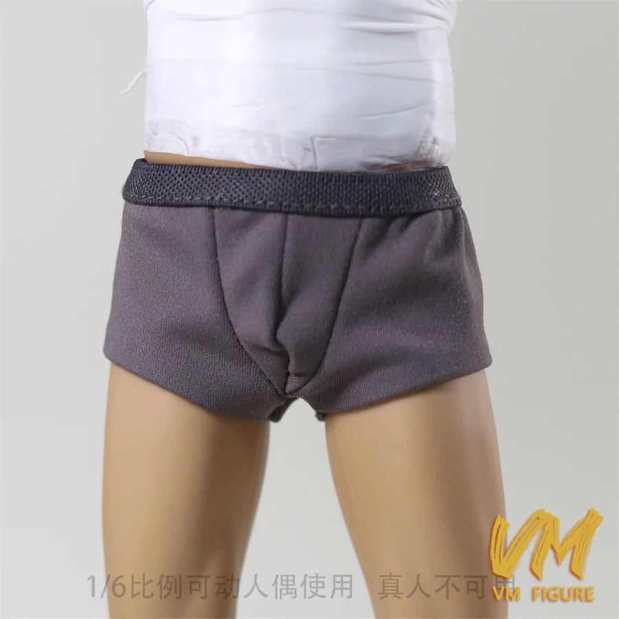 DMToys JZ808 1/6 رجل سراويل داخلية للرجال السروال ملابس داخلية مرنة ملحق نموذج صالح 12 "ذكر الجندي عمل الشكل دمى الجسم لعبة #4