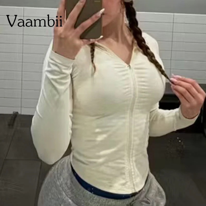 

Dynamic Zippy Women Seamless Sports Shirts Fitness Workout Pilates Clothes Half Zippy Gym Top Long Sleeve Jacket Yoga Clothing