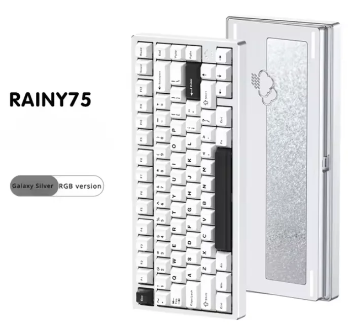 RAINY75 メカニカルキーボードアルミ合金トライモード RGB ワイヤレス