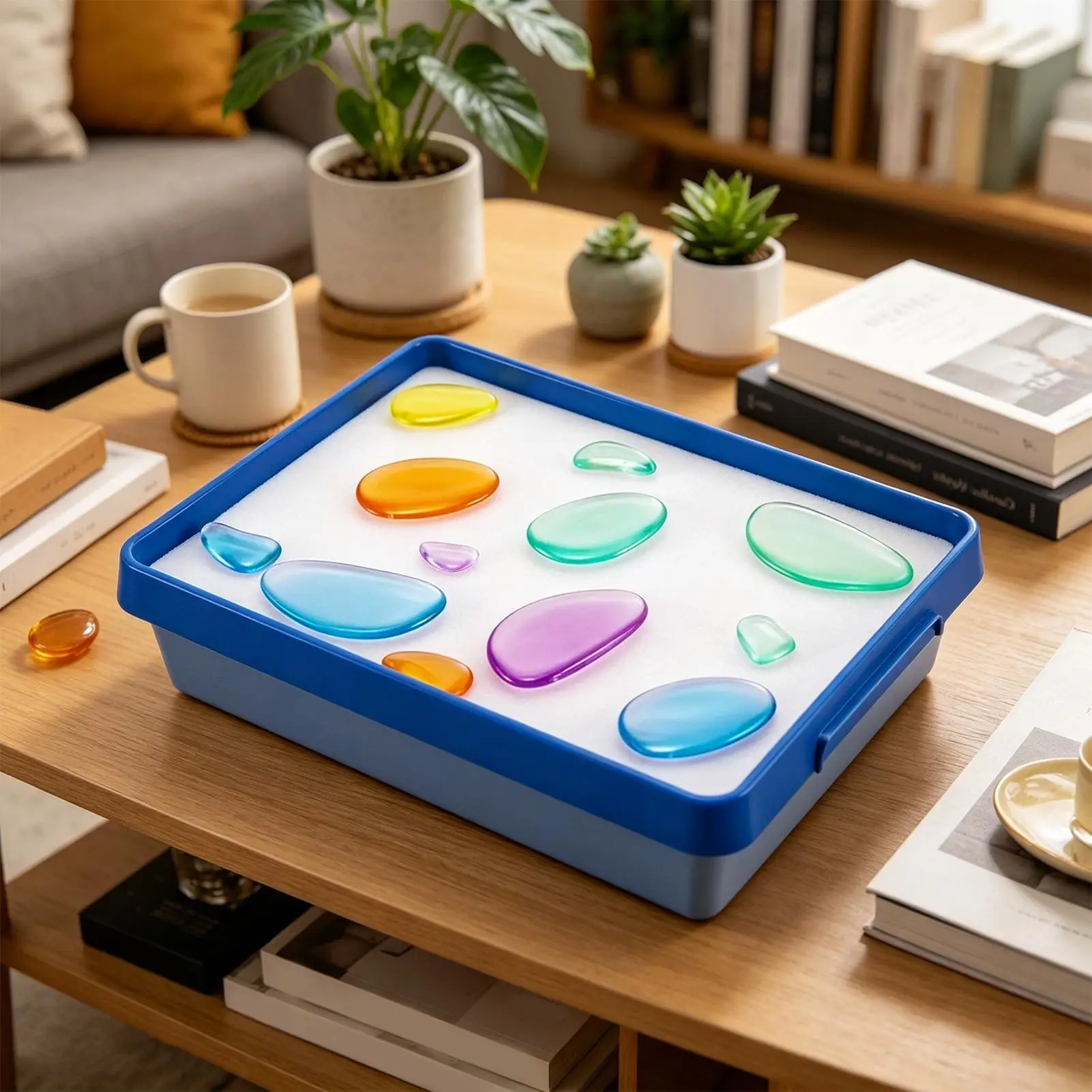 

Light Up Table For Kids Portable Creative Bright LED Educational Play Art Station Tabletop Lightbox For Classroom Playroom