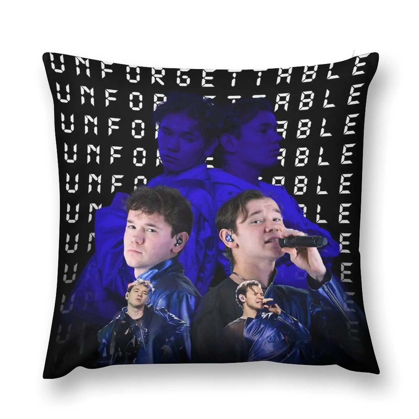 Marcus And Martinus Unforgettable Eurovision 2024 Sweden Merch Throw Pillow Sofa Cushion pillows decor home pillow