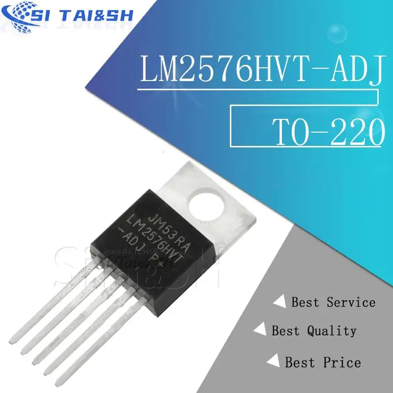 10pcs LM2576HVT-ADJ  -5 LM2576 LM2576HV-ADJ LM2576-ADJ