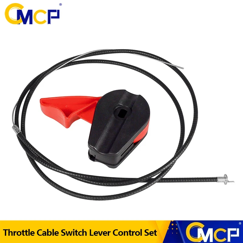 

CMCP Kit For Lawnmower Universal Control Switch Lever Handle Throttle Cable Switch Lever Control Set Garden Tools Spare Parts