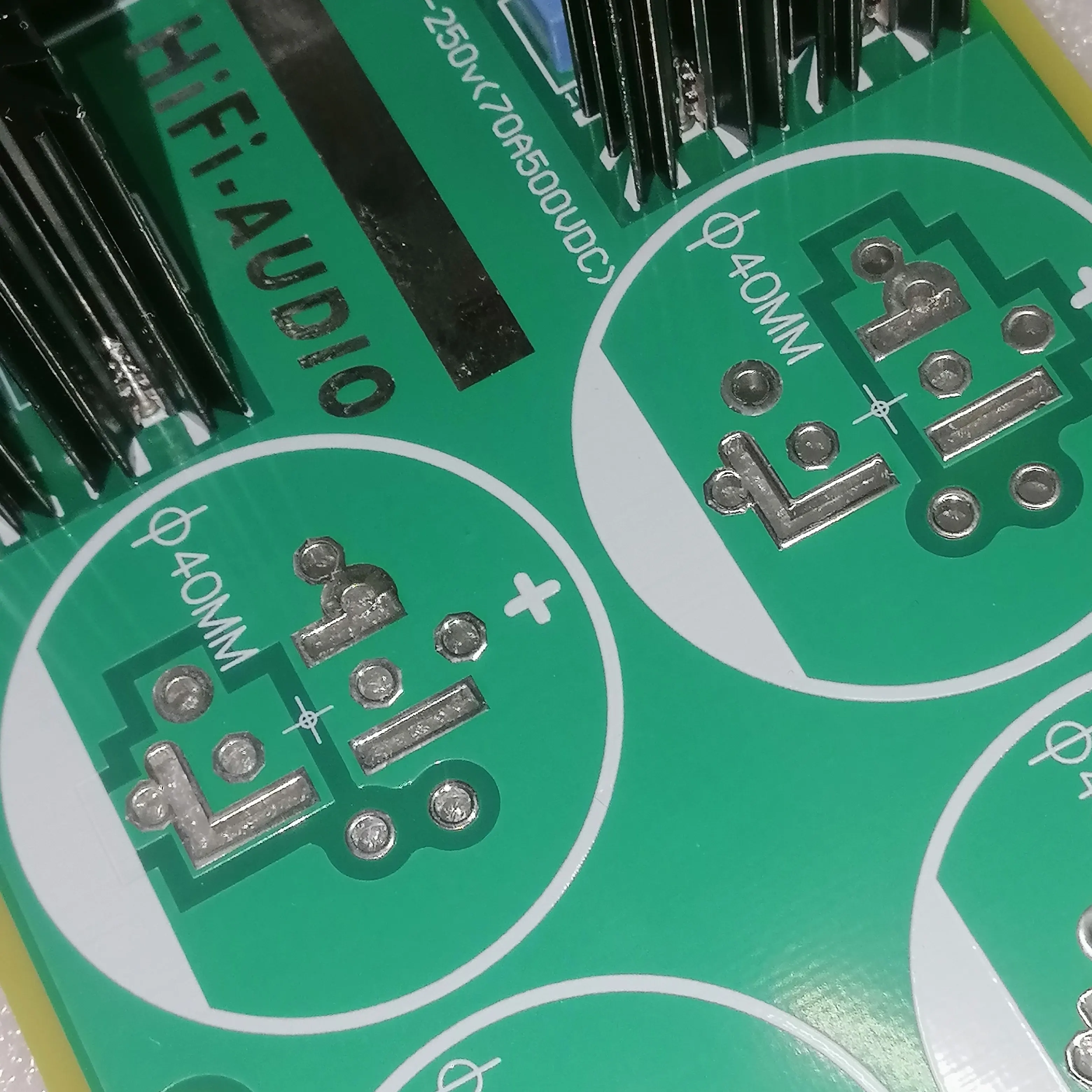 Rectifier Filter Power Board for Amplifiers Supports High-Voltage Dual Power Supplies