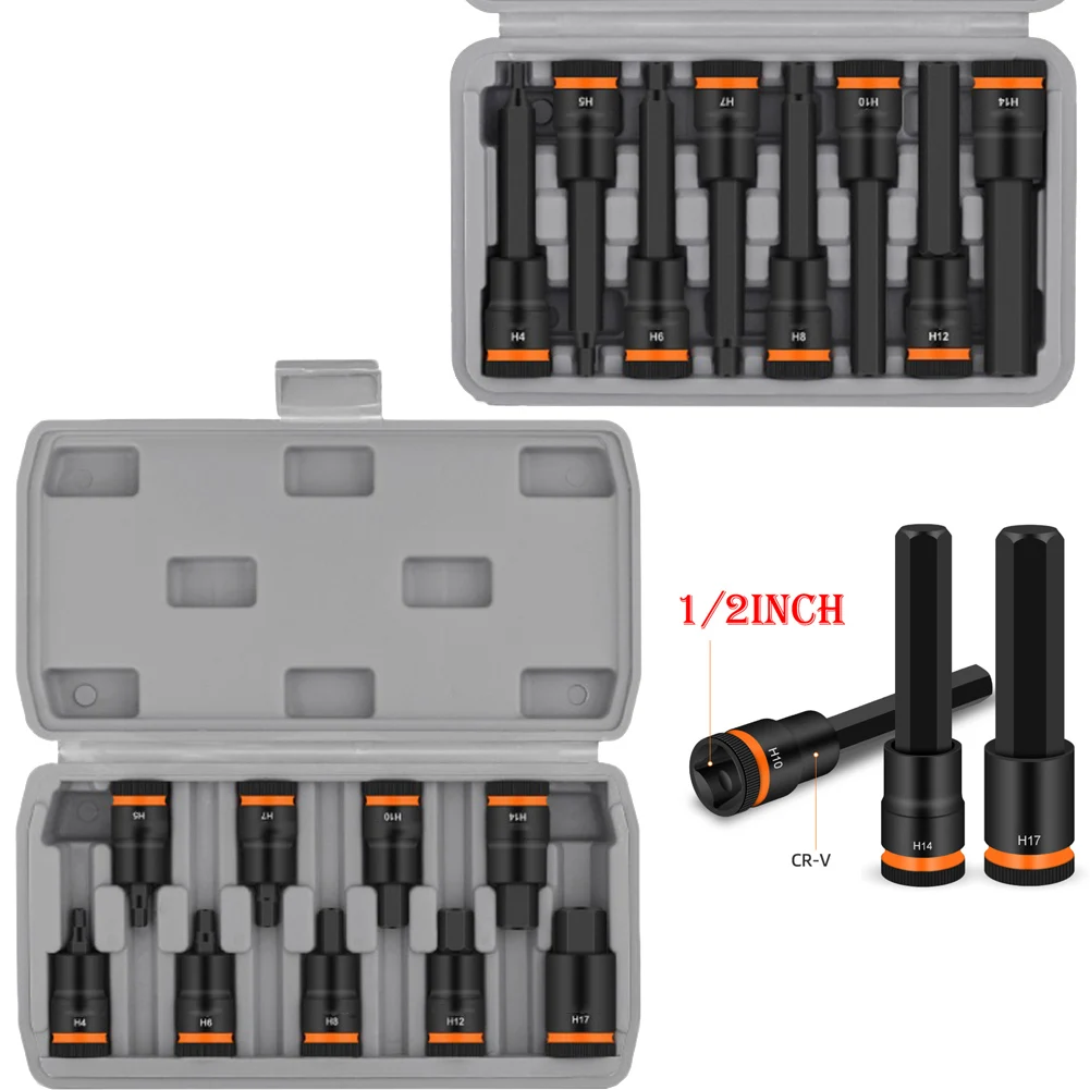 8/9 قطعة 55 مللي متر/100 مللي متر عرافة بت محول مأخذ التوصيل ل شنيور يعمل بالبطارية 1/2 بوصة سائق H4-H17 الأكثر مبيعا أداة اليد الملحقات