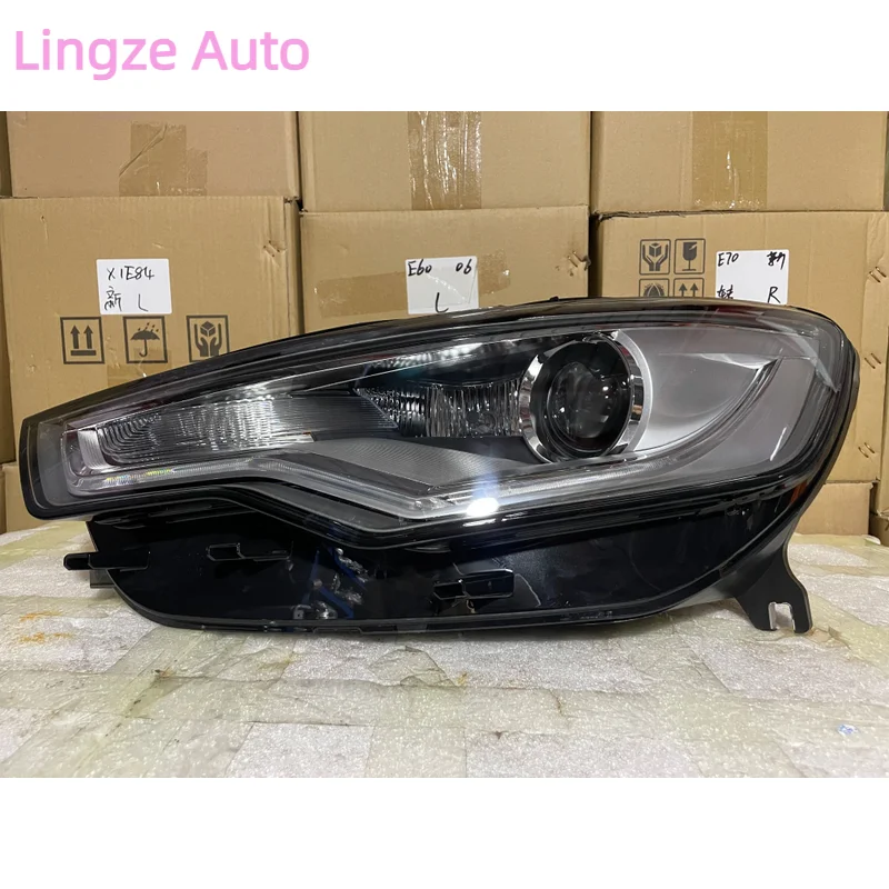 Fit For Audi A6 Headlight 2012-2014 Audi A6 C7 Xenon Headlamp Half Assembly European Version Used For Replacement Plug And Play