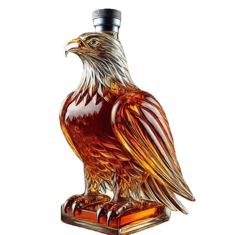 Safe Packaging Eagle Whiskey Bottle Eagle Shaped Whiskey Bottle